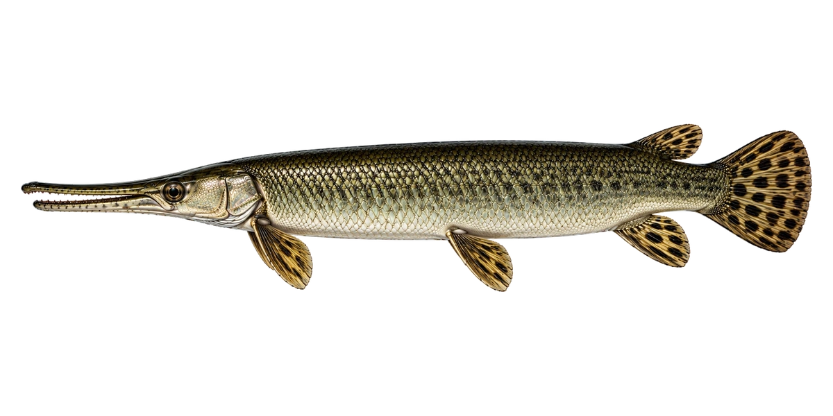 Lake Monkey artwork of Longnose Gar