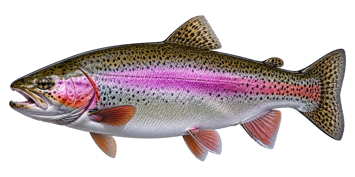 Lake Monkey artwork of Rainbow Trout