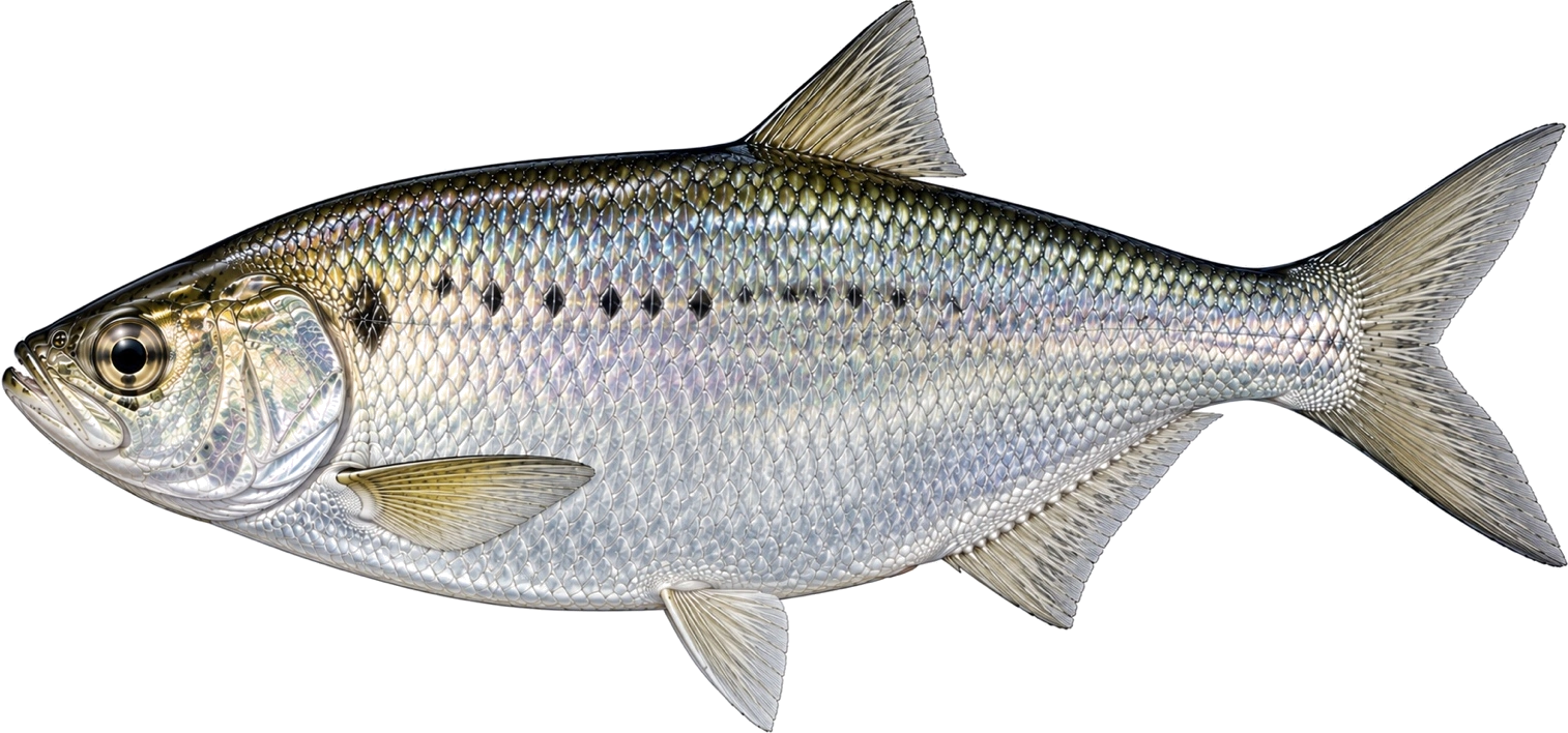 Lake Monkey artwork of Threadfin Shad