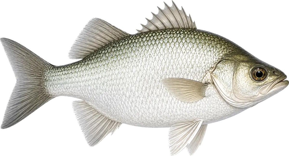Lake Monkey artwork of White Perch